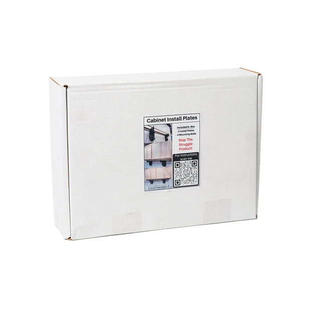 Alt view image 6 of 7 - GRABO Cabinet Install Plates by Izzy Swan, Set of 2