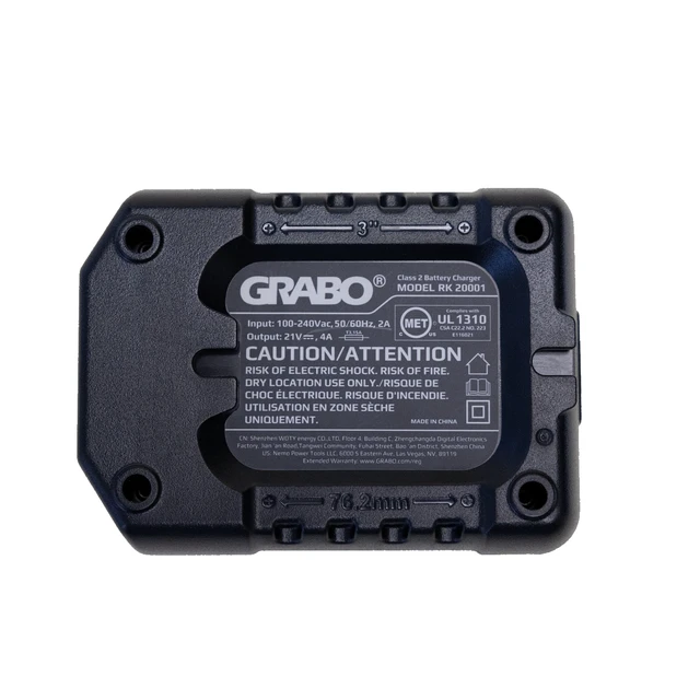 Alt view image 3 of 5 - GRABO HighFlow 20V Battery Charger