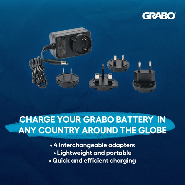 Alt view image 6 of 6 - GRABO International 14.8V Battery Charger, Worldwide Plug