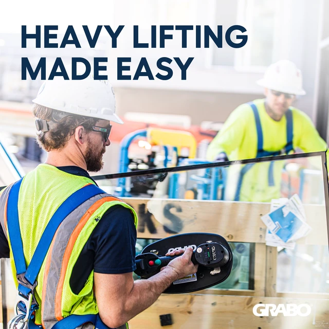 Alt view image 2 of 7 - GRABO Pro Lifter 20 Cordless Vacuum Suction Gripster up to 375 lb