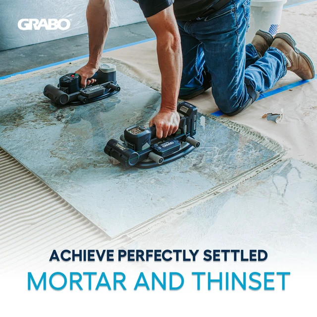 Alt view image 2 of 7 - GRABO Tile Vibration Attachment for Thinset Setting
