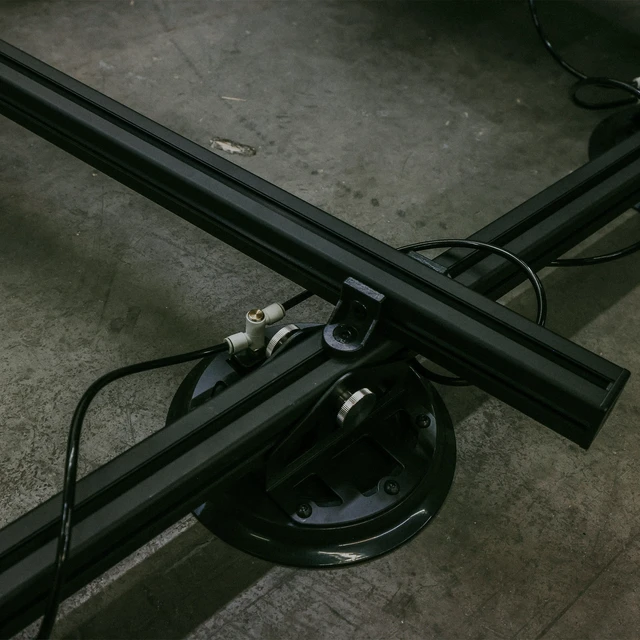 Alt view image 6 of 7 - GRABO Panel Pro Modular Rail Suction Gripster System, 6 Cups, 441 lb
