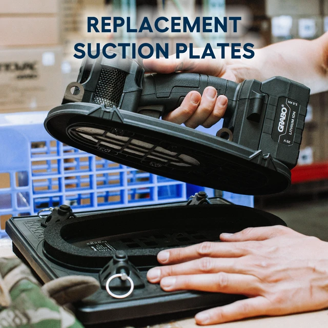 Alt view image 5 of 7 - GRABO HighFlow Suction Plate 300 and Foam Seal Kit, 150 lb