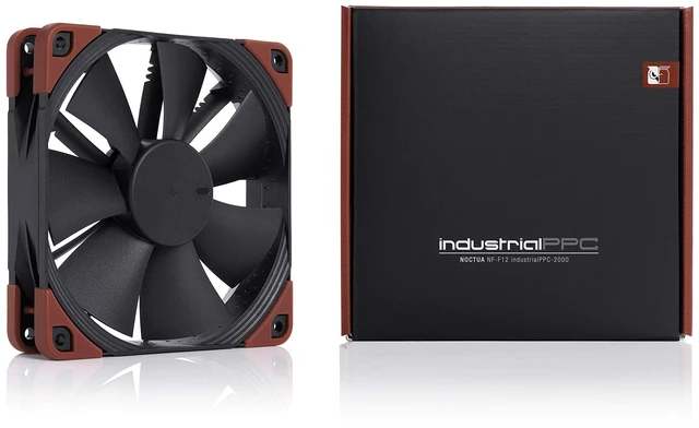 Alt view image 5 of 7 - NF-F12 iPPC-2000 IP67 PWM, High-End Industrial Fan 120mm | Heavy Duty High Airflow 25mm Thick Fan, for Extreme Environments, Certified Water and Dust Protection, 2000rpm 4-Pin PWM