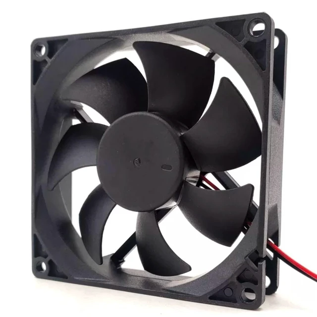 Alt view image 4 of 5 - 12V 0.16A 9025 2-Wire 9CM Silent Fan CPU Cooling Cooler Fan Radiator