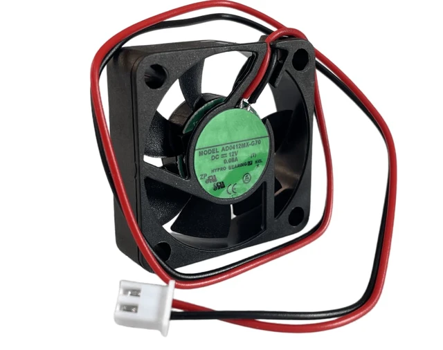 Alt view image 3 of 5 - AD0412MX-G70 DC12V 0.08A 4010 4cm Silent Cooling Fan