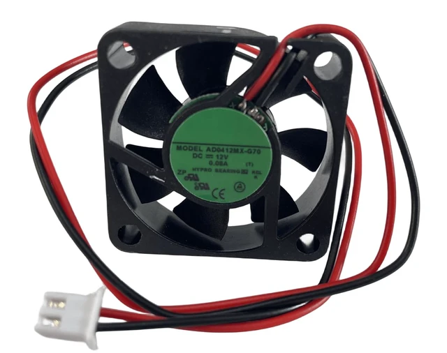 Alt view image 5 of 5 - AD0412MX-G70 DC12V 0.08A 4010 4cm Silent Cooling Fan