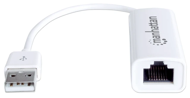 Alt view image 5 of 7 - USB to Ethernet Adapter - 10 / 100 Mbps Fast Ethernet LAN Network - Support Windows 10/8.1/8/7/Vista/XP for Desktop Laptop Apple MacBook Linux 3 Year Warranty 506731