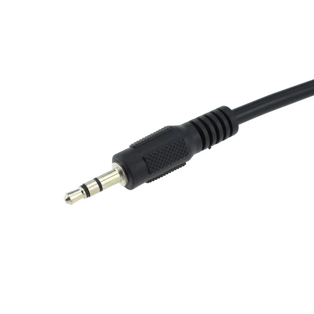 Alt view image 4 of 5 - 3pcs 3.5mm 1/8" Stereo Male Plug to RJ45 Female Extender Over Cat5/Cat6 Socket Ethernet Adapter Cable (3.5M/RJ45F)