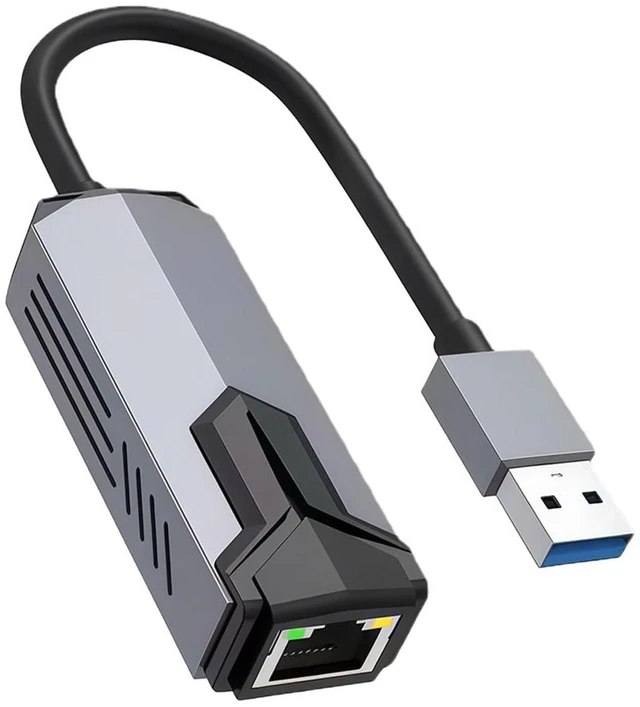 Main image of 5000Mbps Ethernet Adapter Type C USB3.0 to RJ45 Cable Directly Connection Gigabit Networking for Laptop Accessories Ethernet Networking Adapter Gigabit Dongle Converter for