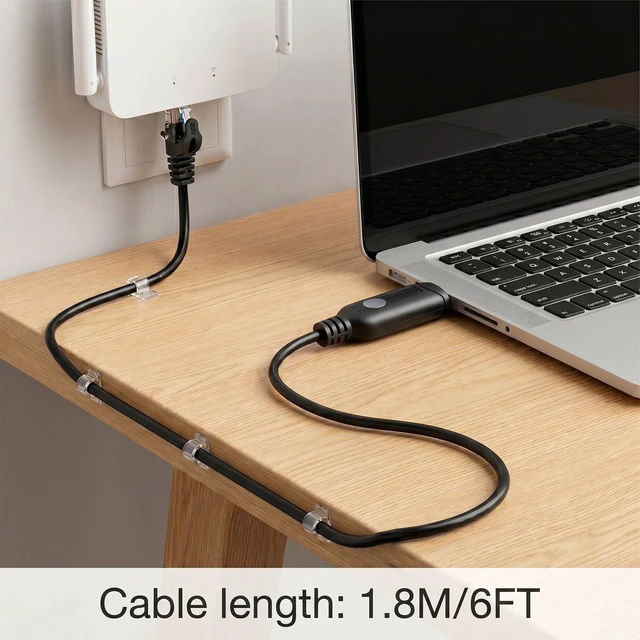 Alt view image 5 of 7 - SH-N20C USB 3.0 C to RJ45 Ethernet Cable, 1000Mbps, 6ft, Mac PC