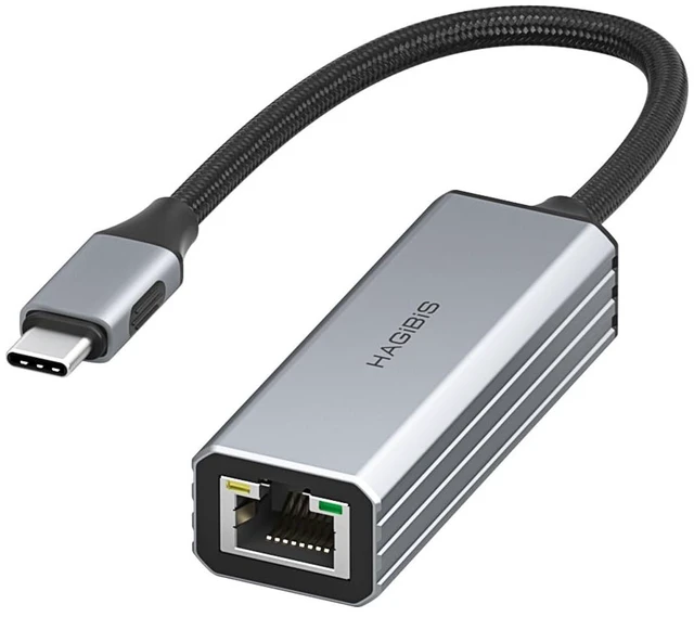 Main image of USB C to Ethernet Adapter USB to Gigabit RJ45 Converter Network Hub | Portable USB Type-C to Gigabit RJ45 Network LAN Hub, Compatible for MacBook Pro/Air, iPhone 18/17/16 Pro Max, iPad Pro, XPS