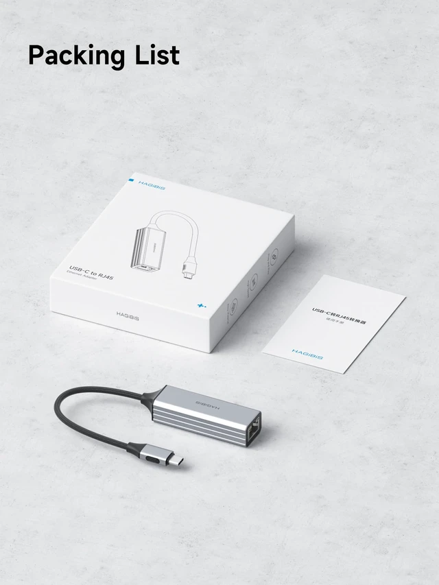 Alt view image 6 of 6 - USB C to Ethernet Adapter USB to Gigabit RJ45 Converter Network Hub | Portable USB Type-C to Gigabit RJ45 Network LAN Hub, Compatible for MacBook Pro/Air, iPhone 18/17/16 Pro Max, iPad Pro, XPS