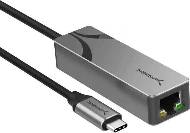 Main image of USB-C to 5Gb Ethernet Adapter, 5GbE/2.5GbE Multi-Gig (NT-C5GA) | 5 Gigabit wired LAN, USB-C to RJ45, USB 3.2 Gen 2 for full 5Gbps, Windows/macOS/Linux, Not WiFi or cellular, Aluminum