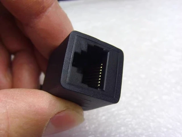 Alt view image 6 of 7 - Mini USB Male to RJ45 Female Network Cable Port for External Wired Network Card Device Adapter, Mini Interface Microcontroller or Router External Network Cable 10CM