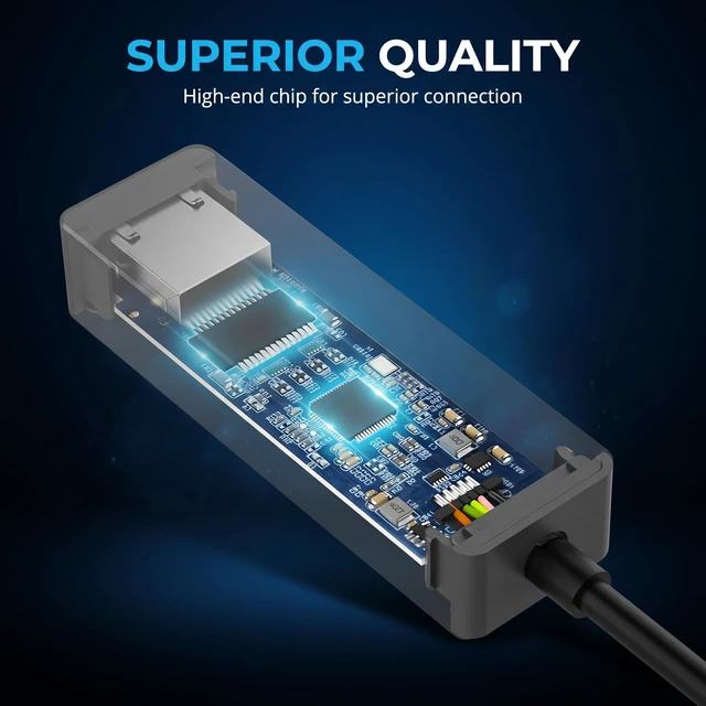 Alt view image 7 of 7 - USB-C to 5Gb Ethernet Adapter, 5GbE/2.5GbE Multi-Gig (NT-C5GA) | 5 Gigabit wired LAN, USB-C to RJ45, USB 3.2 Gen 2 for full 5Gbps, Windows/macOS/Linux, Not WiFi or cellular, Aluminum