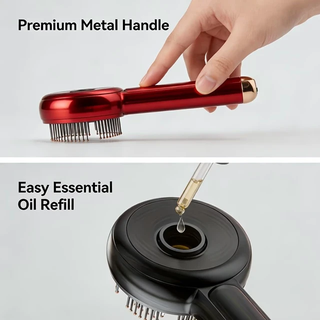 Alt view image 6 of 7 - 3 in 1 Scalp Massager Hair Growth Hair Oil Applicator, Electric Scalp Brush for Deep Cleansing, Stimulates Hair Regrowth for Men & Women, Waterproof Head Massager for Scalp Care and Relaxation at Home