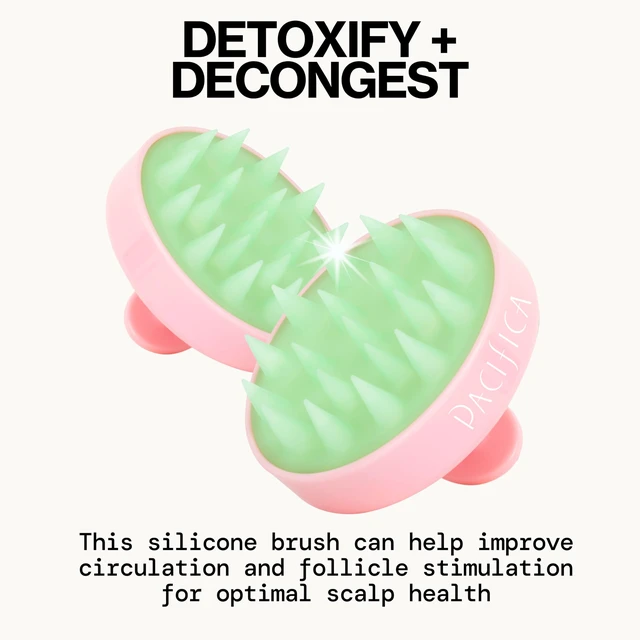 Alt view image 3 of 7 - Scalp Detox Set Rosemary Apple Cider Vinegar Scalp Exfoliating Tonic with Scalp Massager Brush, Deep Cleansing & Clarifying Treatment for Buildup, Dry Flaky Scalp, Vegan