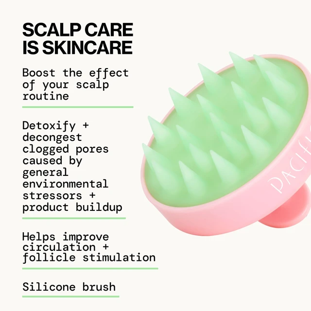 Alt view image 5 of 7 - Scalp Detox Set Rosemary Apple Cider Vinegar Scalp Exfoliating Tonic with Scalp Massager Brush, Deep Cleansing & Clarifying Treatment for Buildup, Dry Flaky Scalp, Vegan