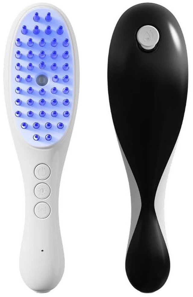 Main image of 6-in-1 Scalp Massager Brush, Red & Blue Light, Vibration & Oil Applicator | Red & blue light, vibration massage and oil application meet convenient Type-C charging for an easy daily scalp care routine