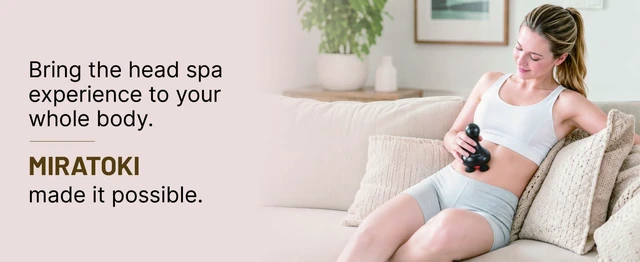 Alt view image 6 of 7 - CocoWave 4-in-1 Face & Scalp Massager, Red Light, Japanese Shiatsu Massage, Microcurrent and Vibration Massage, Waterproof, One Massager for Whole Body