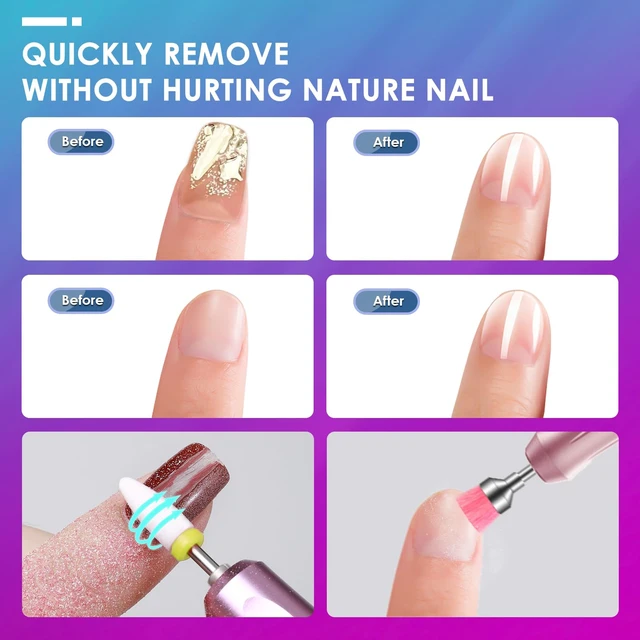 Alt view image 6 of 7 - 26pcs Nail Drill Bits Set, 3/32inch Professional Ceramic Diamond Safety Bits for Nail Drill, Cuticle Efile Nail Drill Bits, Remover Bits for Acrylic Gel Nail Tech Manicure Pedicure, Home Salon