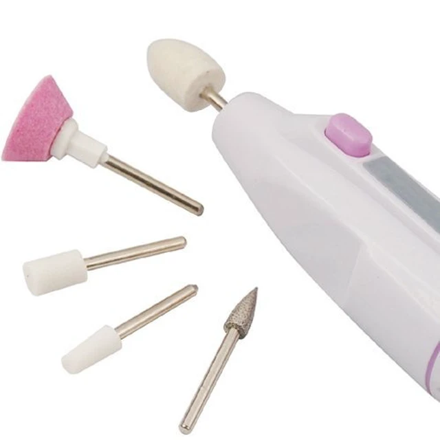 Alt view image 2 of 4 - Professional Pen Shape Nail Drill Art File Electric Manicure Set with 5 Bits