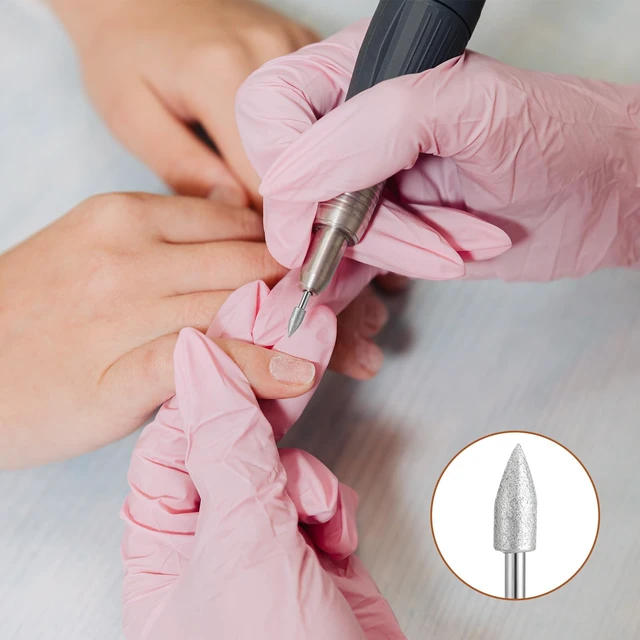Alt view image 6 of 7 - Nail File Replacement Head Refills Set, 15 PCS Nails File Bit Professional Replacement Electric Nail Drill Bits Set for Home Salon Acrylic Nails Manicure Pedicure Tools