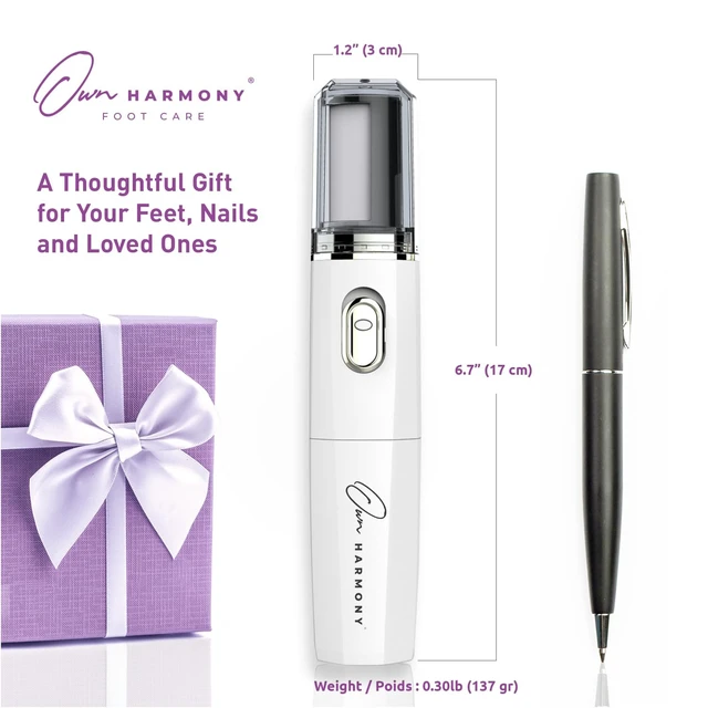 Alt view image 5 of 7 - Electric Nail Buffer and Shine Kit for Natural Nails: Manicure Pedicure Tools with Callus Remover Foot Care, Best Electronic Mani Pedi Polisher Set to Buff, Polish, File Thick Toenails