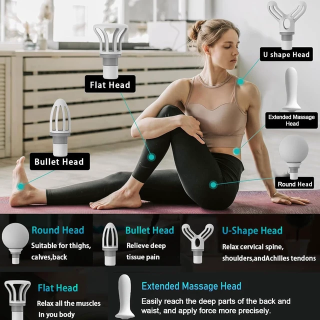 Alt view image 5 of 7 - Type-C Charging Mini Massage Gun Handheld Massager for Muscle Relaxation Percussion Muscle Massager Rechargeable Gifts Toys for Women (Pink) Holiday Gift Massagers Body Care Machine