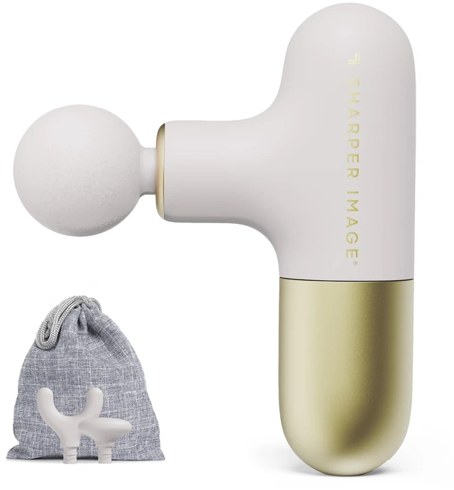 Main image of Powerboost Mini Deep Tissue Massage Gun, Powerful & Compact | Lightweight Percussion Massager, Muscle Recovery & Pain Relief, Quiet Handheld Massage Tool, Travel Essential, Gift for Women