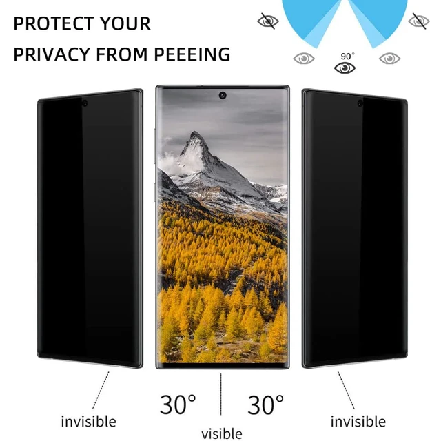 Alt view image 2 of 7 - [2+2 Pack Galaxy S22 Ultra Screen Protector, 9H Tempered Glass Scratch Resistant, Ultrasonic Fingerprint Support, For Samsung Galaxy S22 Ultra 5G 6.8 Inch Glass Screen Protector