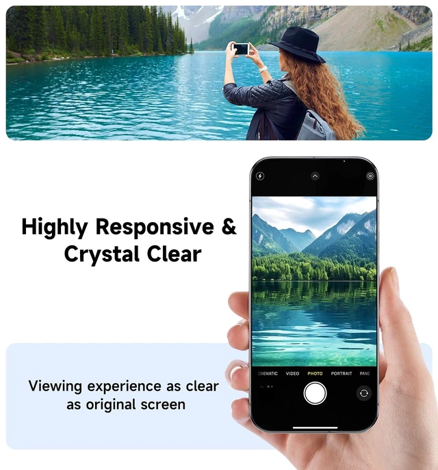 Alt view image 7 of 7 - for Google Pixel 10 Pro XL Tempered Glass Screen Protector | 2 Pack,Easy Installation,Auto Dust-Elimination,HD Clear,Bubble Free