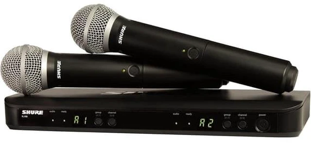 Main image of BLX288/PG58 Wireless Dual Vocal System with two PG58 Handheld Transmitters