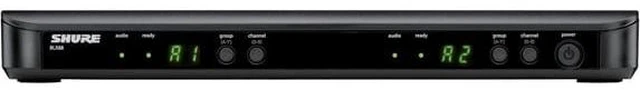 Alt view image 2 of 5 - BLX288/PG58 Dual-Channel Wireless Audio System H9 Band (512542 MHz) BLX88 Receiver, (2) BLX2 Transmitters with PG58 Dynamic Mic, Up to 14 Hr Battery, 300 ft Range