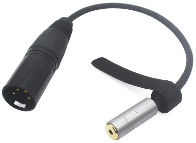 Main image of Youkamoo 4 Pin XLR to 2.5mm Balanced Cable | Male to Female Adapter Cable for Hi-Fi Headphones, Studio Amps, and DAC