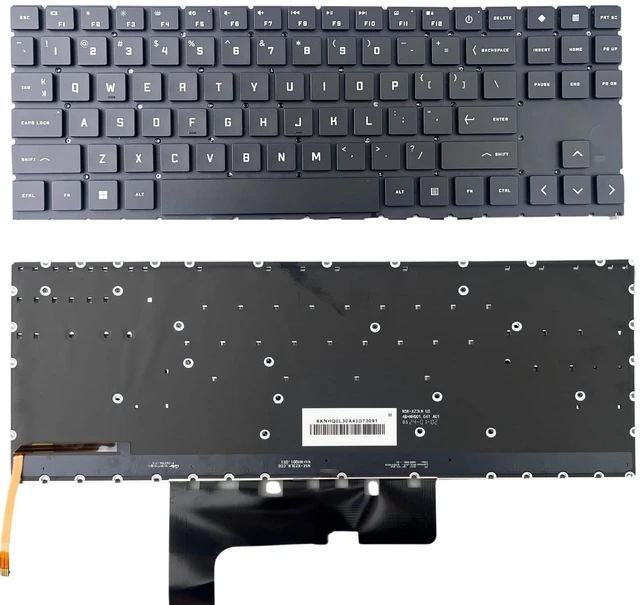 Alt view image 2 of 7 - TLBTEK Backlight Keyboard Replacement Compatible with HP Omen 15-EN 15-EK 15Z-EN 15T-EK 16-B 16-C 16-N 16-K 16-WD 16-WF 16-U 15-EK0019NR 15-EN 15-EN0010CA 15-EN0013DX 15-EN0023DX Series Laptop