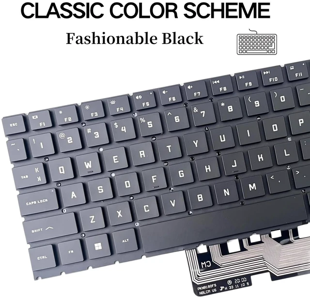 Alt view image 3 of 7 - TLBTEK Backlight Keyboard Replacement Compatible with HP Omen 15-EN 15-EK 15Z-EN 15T-EK 16-B 16-C 16-N 16-K 16-WD 16-WF 16-U 15-EK0019NR 15-EN 15-EN0010CA 15-EN0013DX 15-EN0023DX Series Laptop
