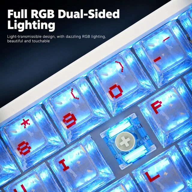 Alt view image 3 of 5 - Hyekit MADLIONS MAD60 V2 60% Magnetic Switch Gaming Keyboard, Sand Black | Hall Effect Hot-Swappable Keyboard, Rapid Trigger, 8000Hz Polling, Adjustable Actuation, RGB and Web Driver for PC/Mac