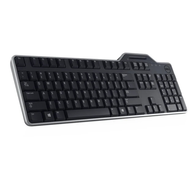 Alt view image 2 of 7 - Dell KB813 Black USB English Keyboard with Smart Card Reader-3WPNC