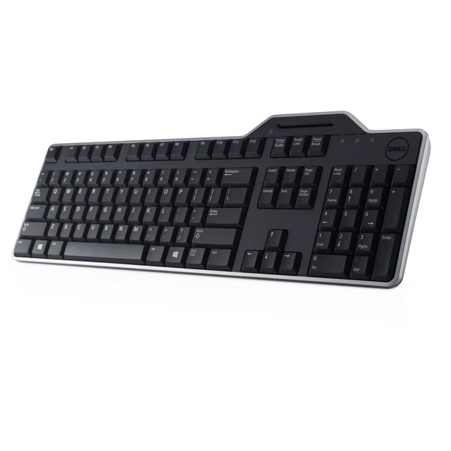 Alt view image 3 of 7 - Dell KB813 Black USB English Keyboard with Smart Card Reader-3WPNC