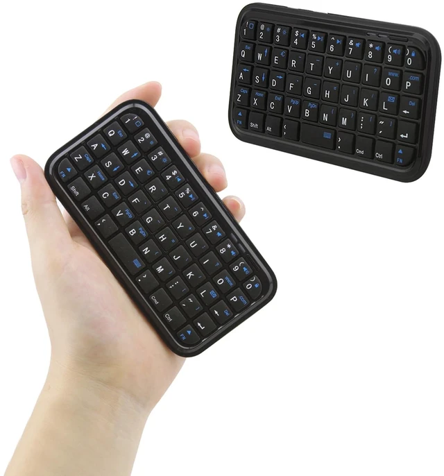Main image of Thanice 3.0 Bluetooth Keyboard,Rechargeable iPad Wireless Mini Silent Keyboard,Handle Pocket Travel Size Cordless Keyboard with 49 Keys for Smartphone,Notebook,Laptop,iPad,Mac