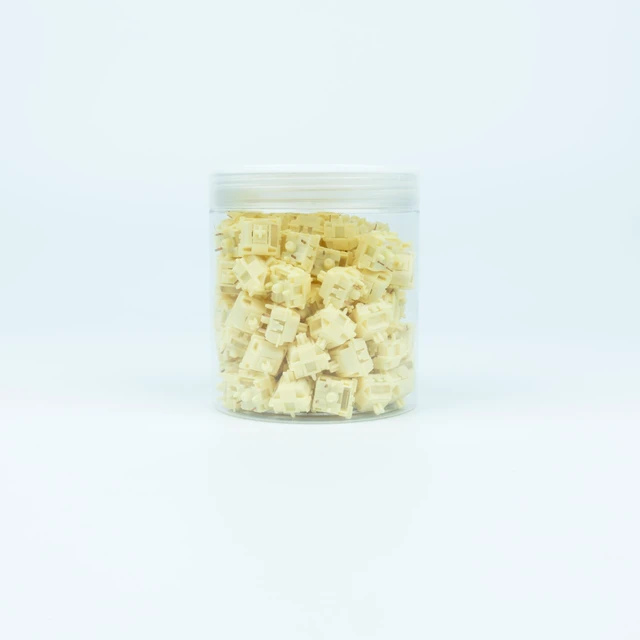 Alt view image 4 of 4 - GATERON Smoothie Series Keyboard Switches(Banana Smoothie, 110) | Heavy Tactile,RGB LED,5 Pin,Factory Pre-lubed,Full POM Material,compatible for MX Mechanical Keyboard