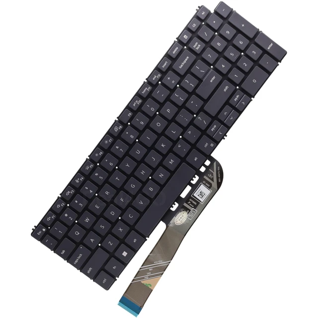 Alt view image 4 of 5 - Deal4GO Backlit Keyboard 1FRFK 0WNM6 Replacement for Dell Inspiron 5510 5515 5593 5580 5584 5502 3501 3502 3505, 7591 7590 2-in-1