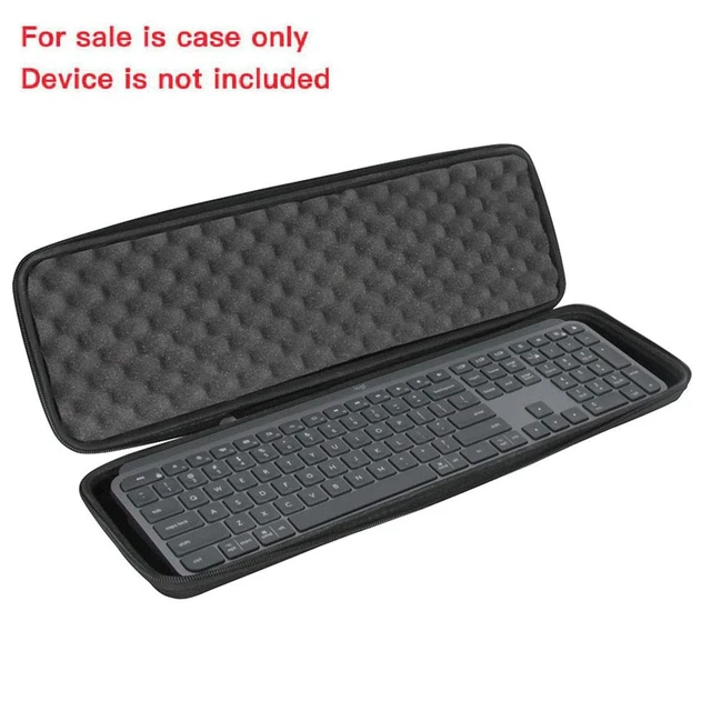 Alt view image 2 of 6 - Hermitshell Hard Travel Case for Logitech MX Keys/Logitech MX Keys S Advanced Wireless Illuminated Keyboard
