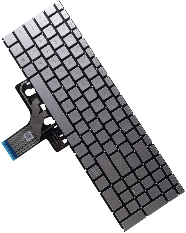 Main image of Deal4GO Backlit Keyboard Replacement for HP 15-FD 15-FC, 250 255 256 G10 15-EG 15-EH 15-FD1072NR 15-FC0047NR 15-EG0010NR - Silver