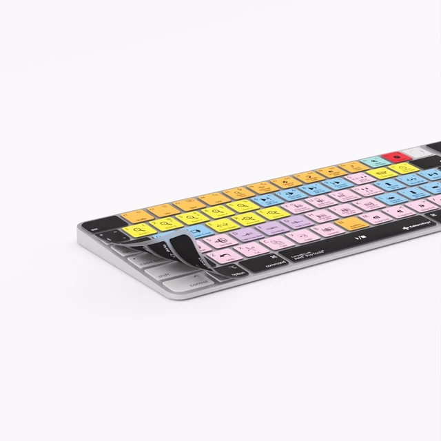 Alt view image 4 of 5 - Shortcut Cover for Avid Pro Tools compatible with the iMac Magic Keyboard with TouchID and Magic Numeric Keyboard - By Editors Keys