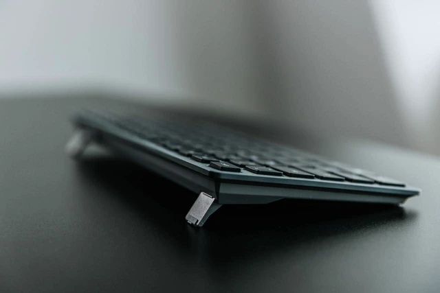 Alt view image 6 of 6 - Cherry KW 7100 Mini Multi Device Compact Keyboard with Bluetooth. (Cherry Blossom)