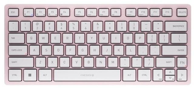 Main image of Cherry KW 7100 Mini Multi Device Compact Keyboard with Bluetooth. (Cherry Blossom)