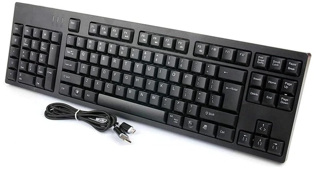Main image of M MC Saite MCSaite Left-Handed Keyboard, Wired Ultra-Thin Keyboard USB Port with 2 Hubs Portable Scissors Foot Structure Fit with Professional or Industrial Use for Computer Laptop Mac Notebook